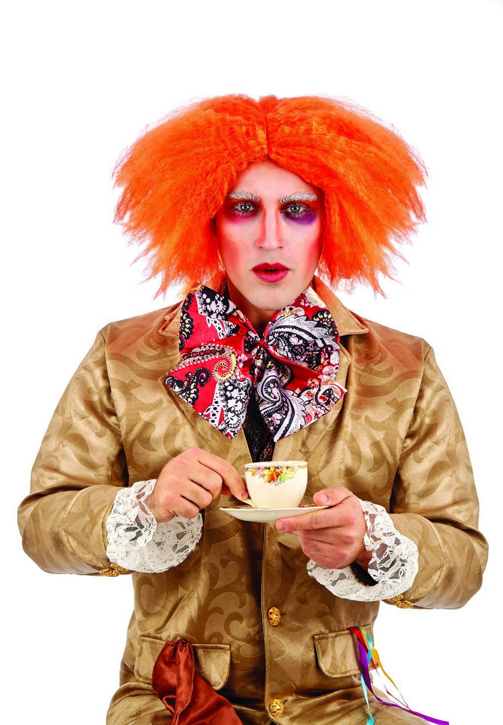 Perruque Bouclée Rousse Chapelier
