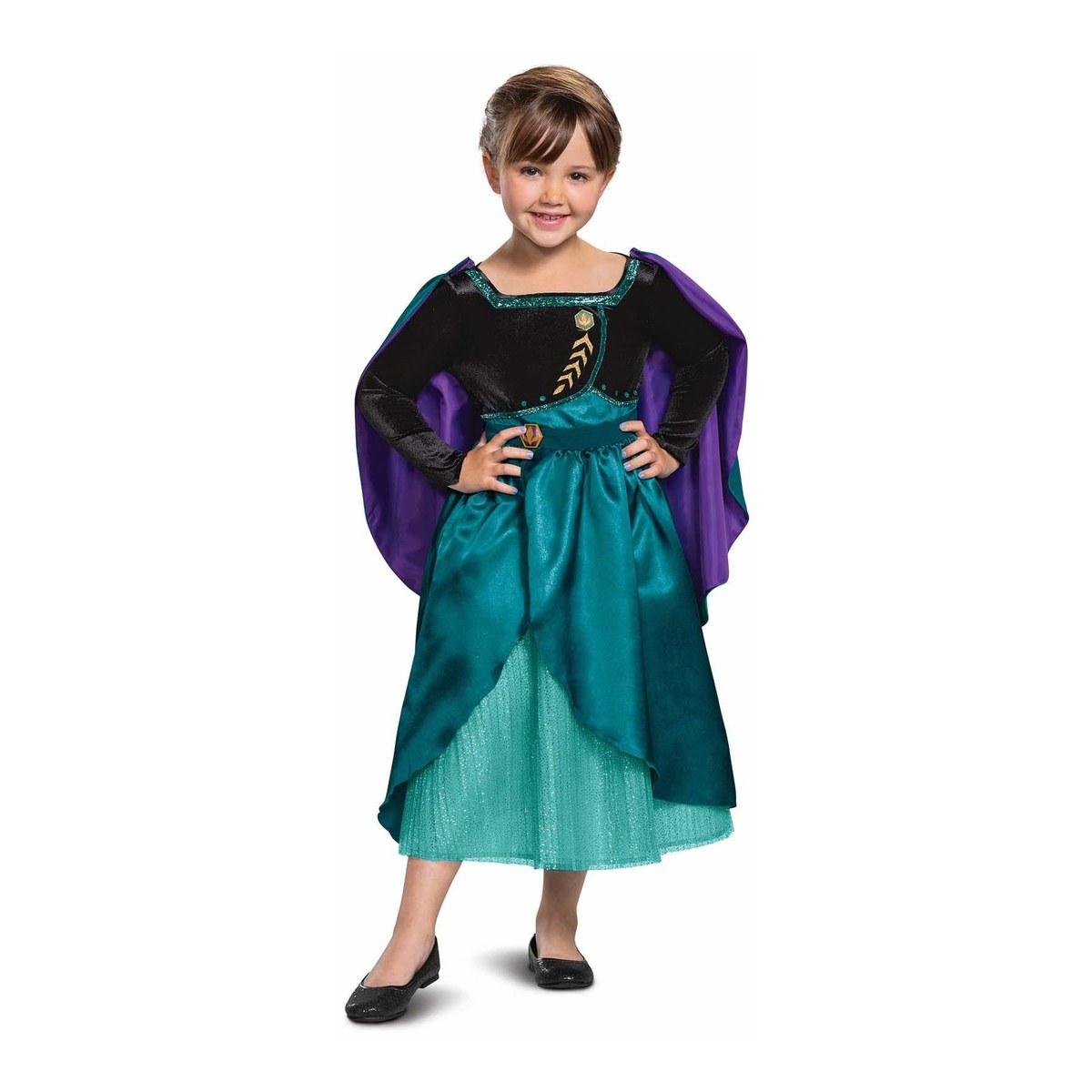 Déguisement Disney La Reine Des Neiges Queen Anna De Luxe Enfants