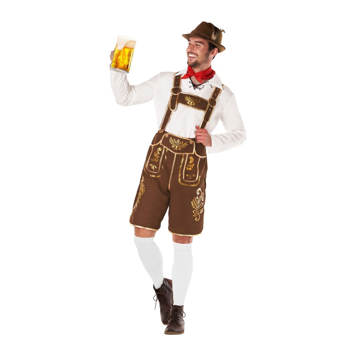 Déguisement homme lederhosen traditionnel