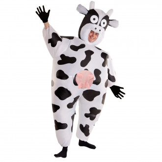 Morph Géant Gonflable Vache d’Halloween Déguisement pour Adultes