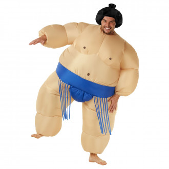 Déguisement gonflable géant de lutteur Sumo pour homme